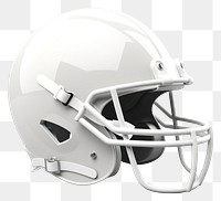 PNG American football helmet sports white protection.
