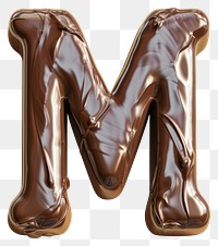 PNG Letter M chocolate confectionery dessert.