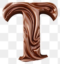 PNG Letter T chocolate confectionery dessert.