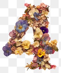 PNG Alphabet Number 4 font flower art plant.