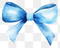 PNG Ribbon banner frame watercolor blue white background accessories.