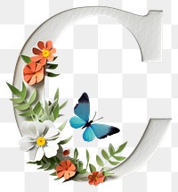 PNG Text butterfly flower nature.