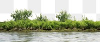 PNG River bank landscape nature outdoors.