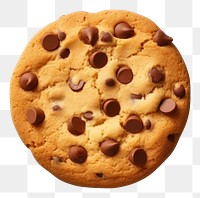 PNG Soft chocolate chip cookie food confectionery breakfast.