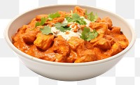 PNG Chicken Tikka Masala indian food curry meat vegetable.