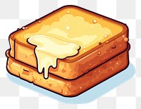 PNG French toast pixel bread food breakfast.