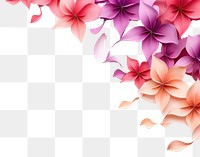 PNG Abstract flower flower floral border backgrounds pattern petal.