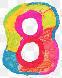 PNG Number letter 9 vibrant text white background creativity.