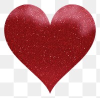 PNG Cute heart icon shape red white background.