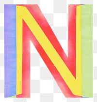 PNG Letter N cut paper text white background creativity.