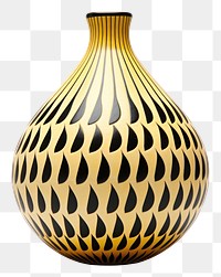 PNG Flower vase porcelain pottery pattern.