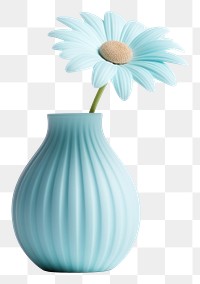PNG Flower vase flower daisy inflorescence.