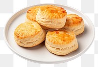 PNG Plain Scones plate dessert scone.