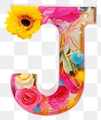 PNG Glitter alphabet j flower number plant.