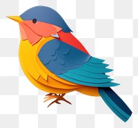 PNG Bird colorfull minimal animal craft beak.