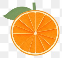 PNG Orange minimal Flat grapefruit plant food.