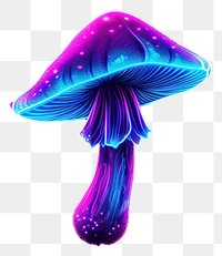 PNG Neon mushroom purple nature night