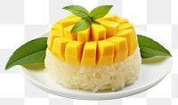 PNG Mango sticky rice mango dessert fruit.