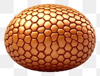 PNG 3D pixel art egg sphere white background pattern.