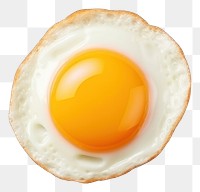PNG 3D pixel art fried egg food white background breakfast.