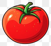 PNG Tomatoes vegetable cartoon plant.