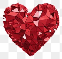 PNG Red broken heart icon shape white background chandelier.