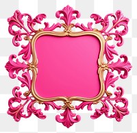PNG Colorful vintage ornament jewelry frame white background