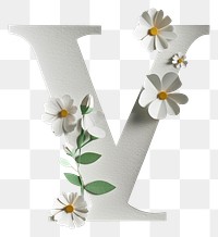 PNG Flower plant text art.