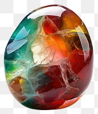 PNG Photo of colored stone gemstone jewelry white background.