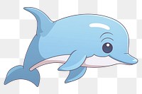 Dolphin cartoon style dolphin animal drawing.