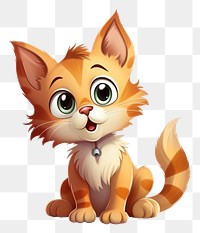 PNG Cat character question mark animal cartoon mammal.