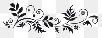 PNG Divider graphic of winter graphics pattern white.