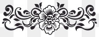 PNG Divider graphic of chinese graphics pattern white.