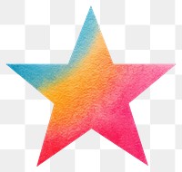 PNG  Star shape in Risograph symbol white background creativity.