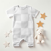 baby romper png mockup, transparent design