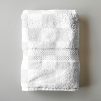 Towel png mockup, transparent design