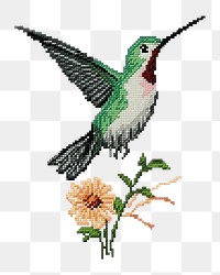 Cross stitch hummingbird animal cross-stitch creativity.