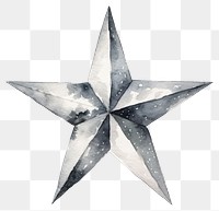 PNG Silver star symbol white background echinoderm.