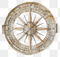 PNG Ephemera paper compass chandelier accuracy pattern