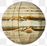 PNG Ephemera paper jupiter art reflection astronomy