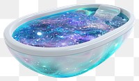 PNG Galaxy jacuzzi bathtub container science glowing.