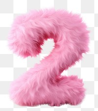PNG  Fur letter number 2 pink white background accessories.