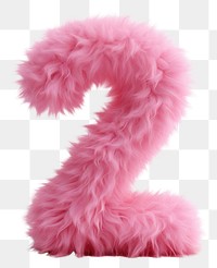 PNG  Fur letter number 2 pink white background accessories.