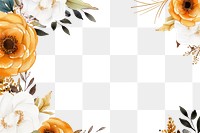 PNG  Poppy border frame backgrounds pattern flower.