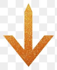 PNG Symbol glitter yellow shape.
