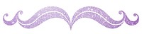 PNG Lavender divider ornament pattern purple white background.