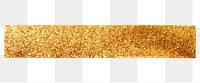 PNG Glitter gold rectangle textured.