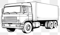 PNG Lorry vehicle sketch truck.