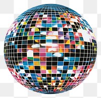 PNG Disco ball backgrounds sphere globe.