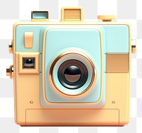 PNG Gold polaroid camera electronics technology nostalgia.